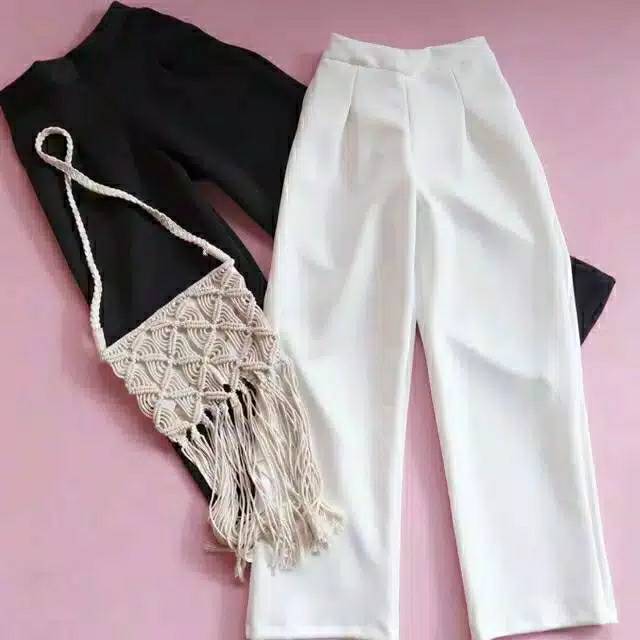 PROMO !!! Kulot polos putih tulang termurah-2