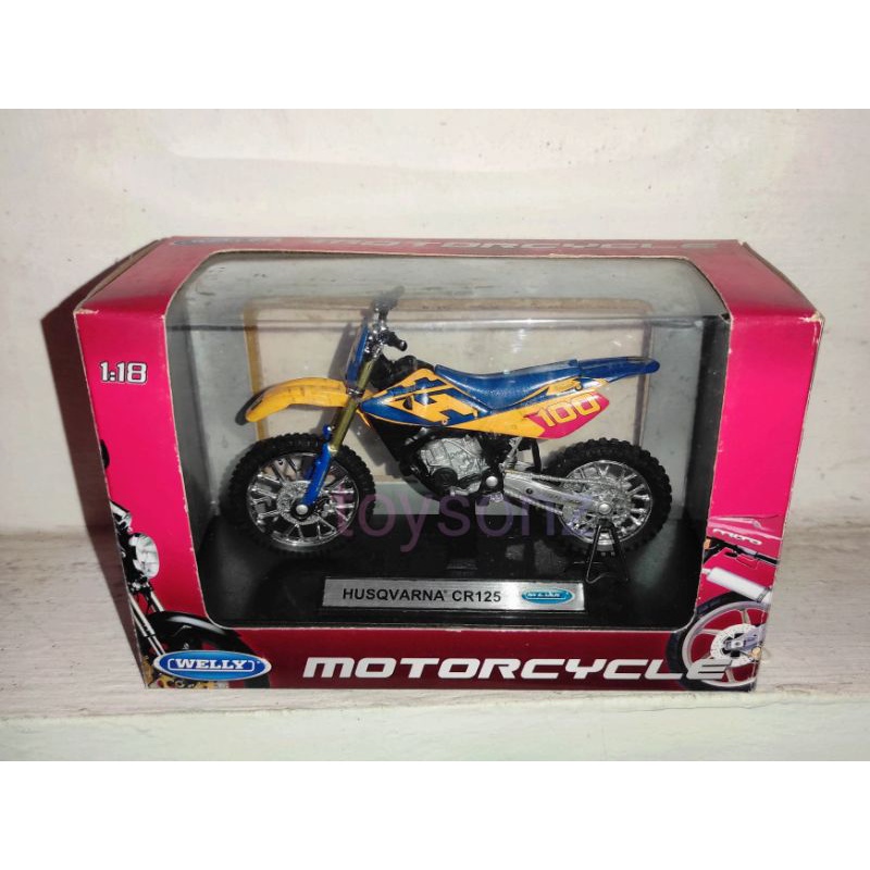 Diecast 1/18 Motor Trail Husqvarna CR125