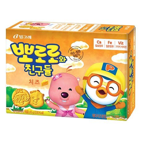 

Binggrae Pororo and Friends Biscuit 65g CHEESE