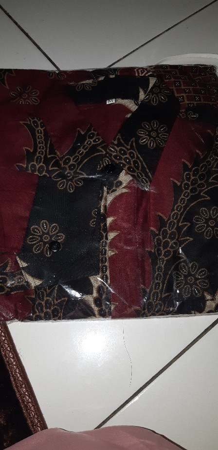 Baju Batik Pria Slimfit Big Size M L Xl Xxl Atasan Kemeja Batik Lengan Panjang Original