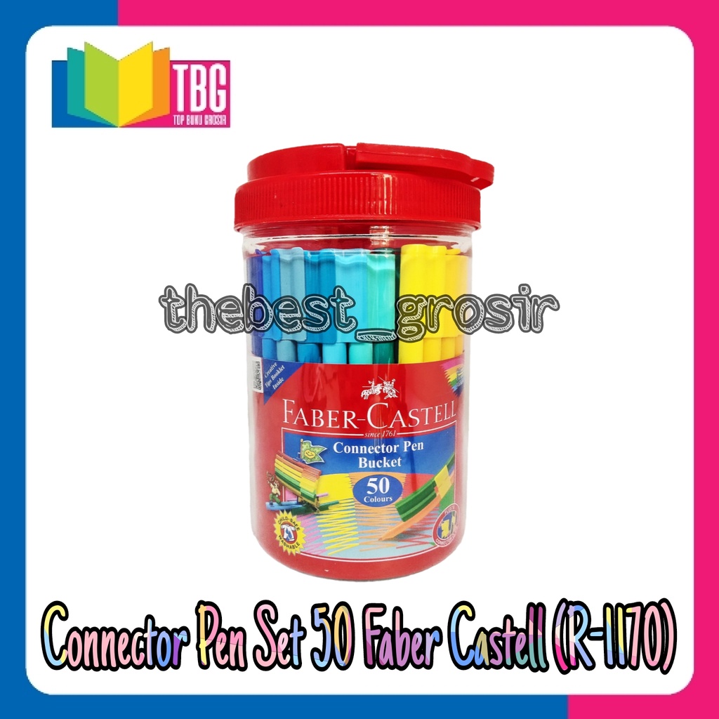 

1 SET CONNECTOR PEN SET 50 FABER CASTELL / SPIDOL WARNA (R-1170)