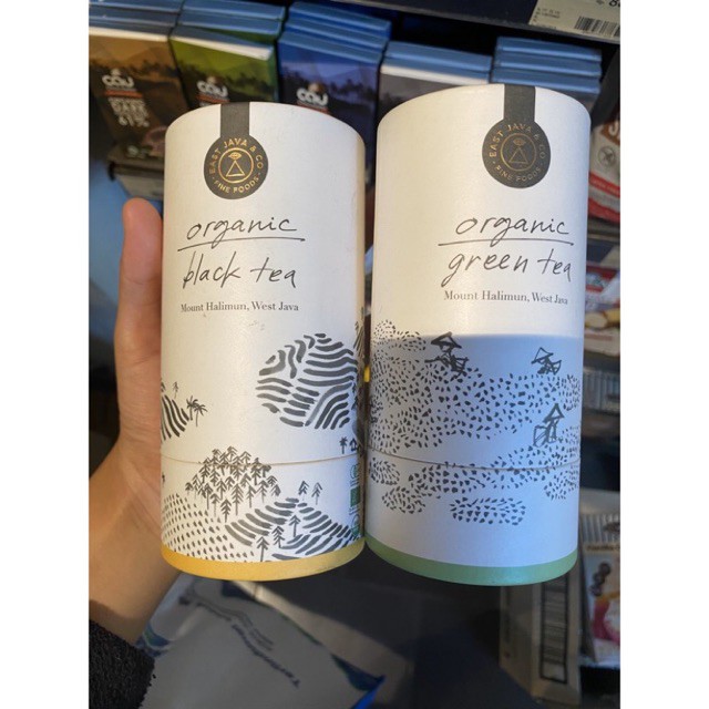 

East java&co organic black tea/ green tea 40 gr