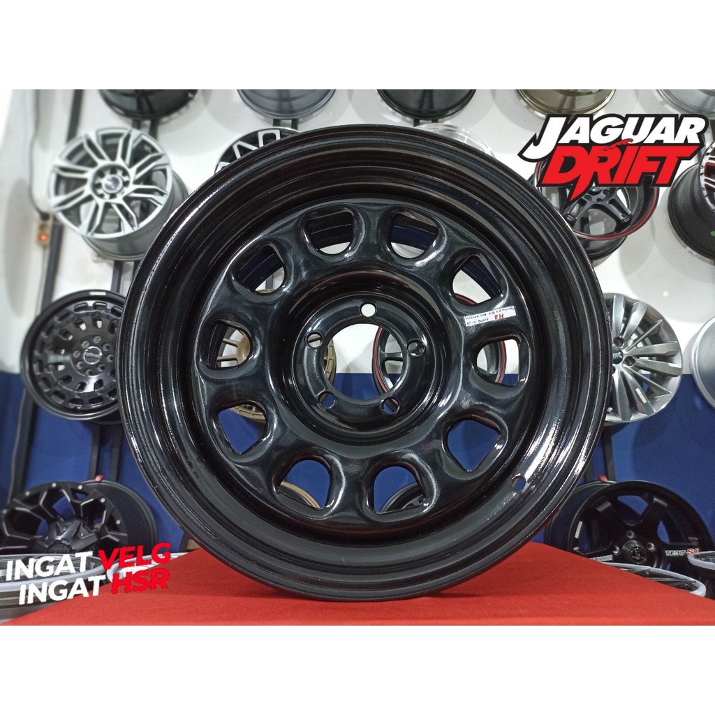 Velg Kaleng Daytona R16 X 8 Pcd 5 X 114.3 ET 15 Black Cocok Buat Terios Rush Innova Captiva Hilux Sc