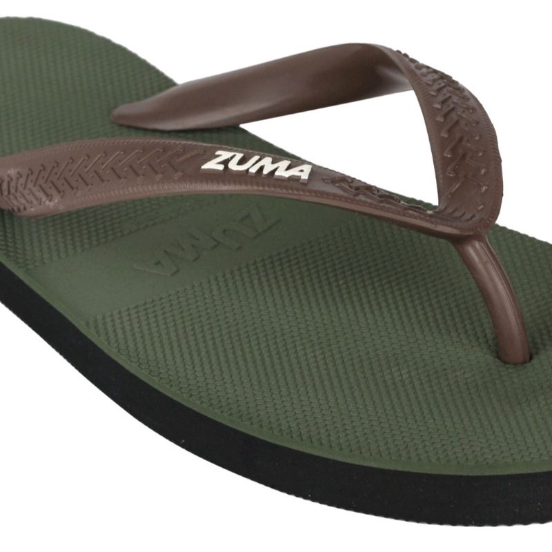 Sandal Zuma New Classic Man Green Brown Black Original