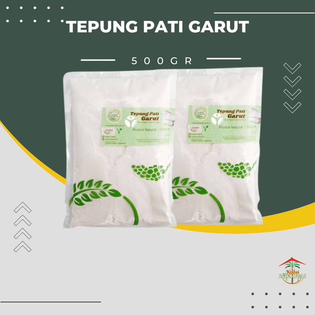 Tepung Pati Garut Lingkar Organik 500gr