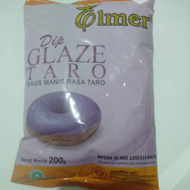 

Elmer dip glaze rasa taro 200 gram