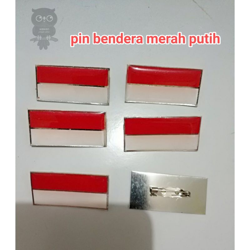 PIN BENDERA MERAH PUTIH