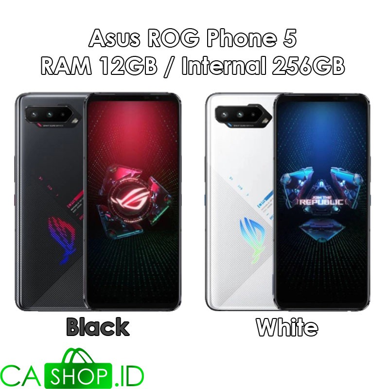 Asus ROG Phone 5 Gaming Phone - 12GB 256GB (12/256) - Baru Original Garansi Resmi