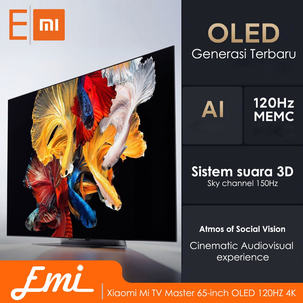 Xiaomi Mi TV Master 65&quot; inch OLED 120HZ 4K Smart TV