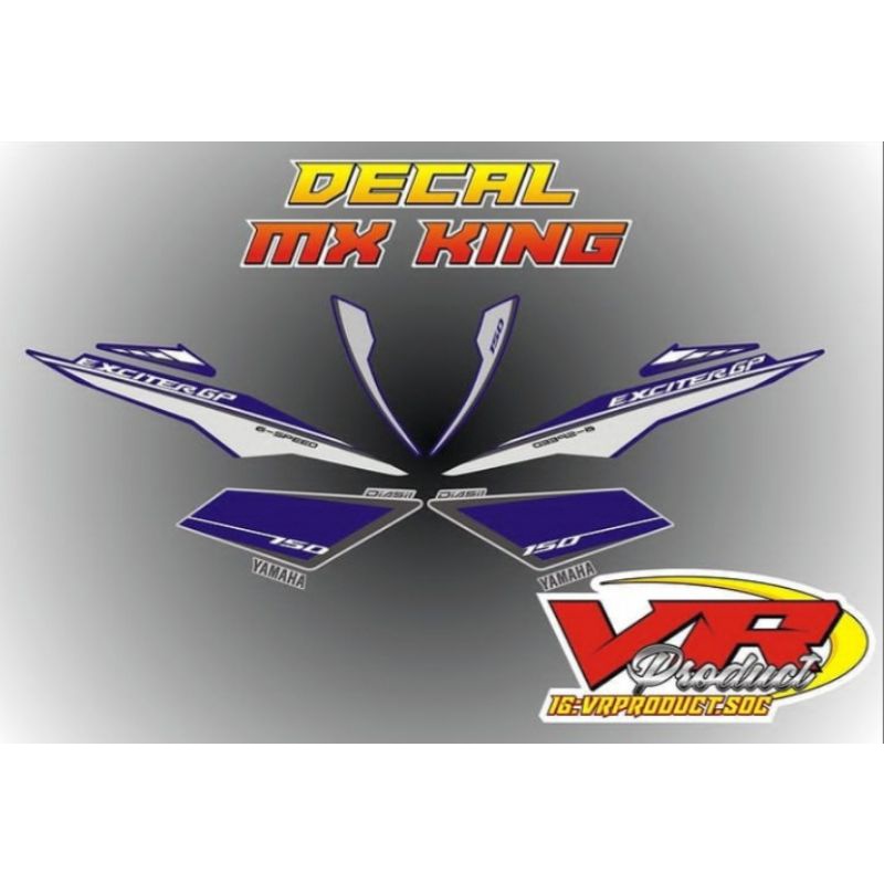 Decal Custom Striping MX KING