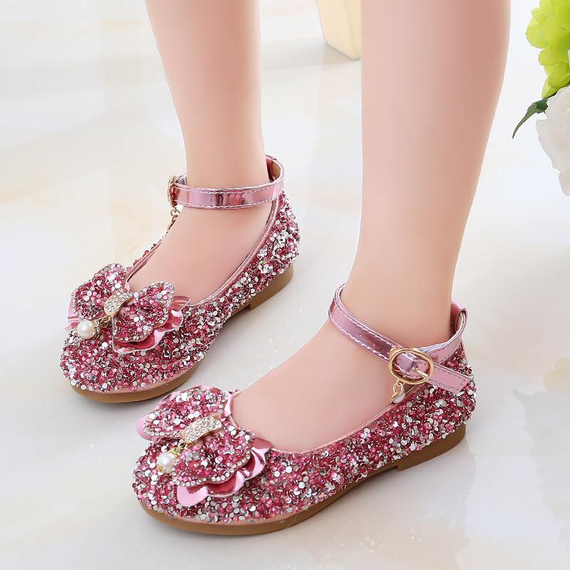 (LOLI-JKT)SP-168 SEPATU IMPORT ANAK FROZEN SEPATU PESTA BLINK BAGUS 26-36 BAHAN BAGUS