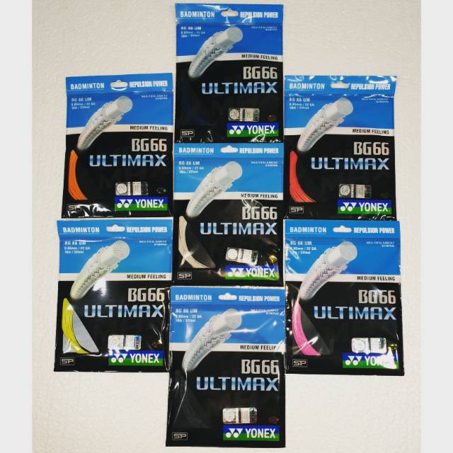 Senar Badminton Yonex BG 66 Ultimax / BG66 Ultimax /  BG 66UM SP