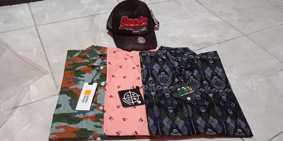 Dgm Fashion  Kemeja Batik Pria Lengan Pendek Torpedo/kemeja Tribal 6122
