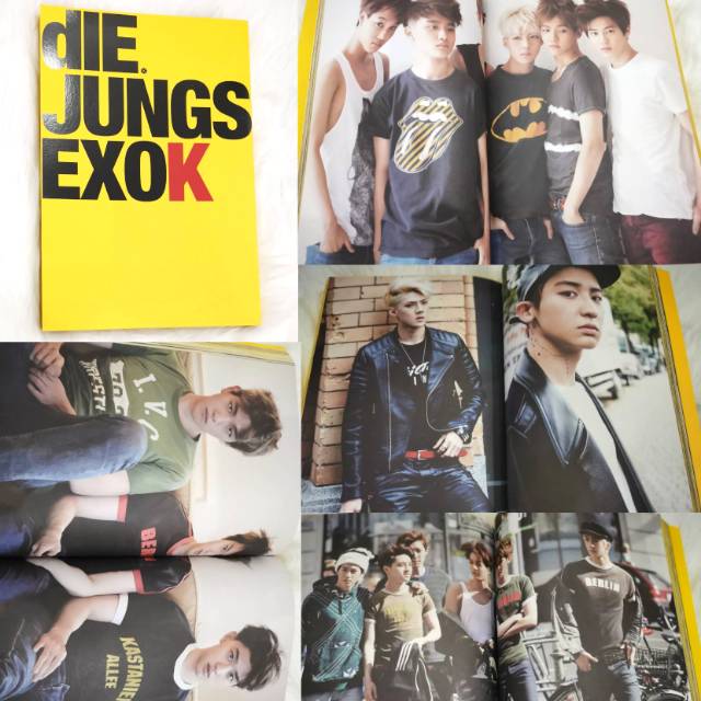 Exo die jungs official photobook - exo k version