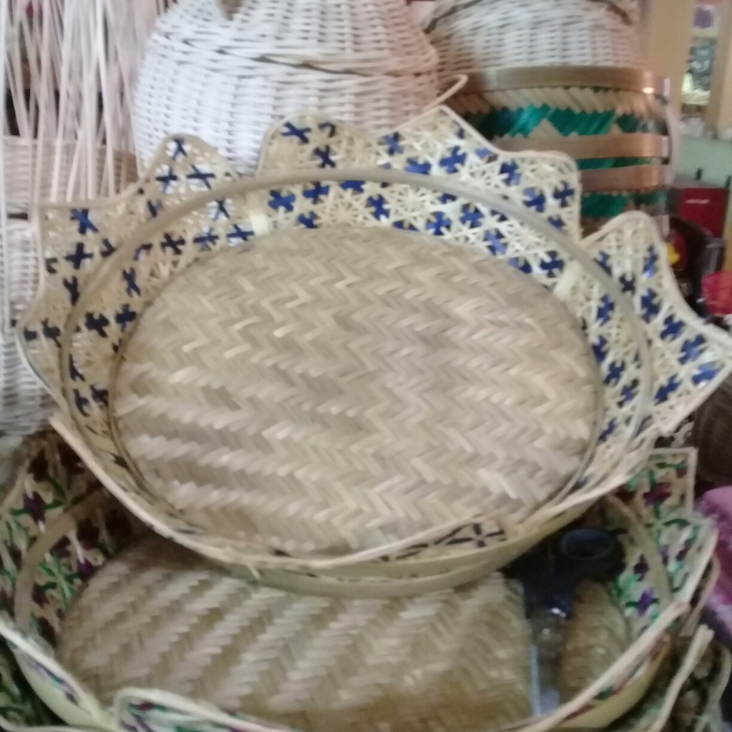 Kotak hantaran seserahan bambu pernikahan parcel bentuk bunga box mahar lamaran tempat buah