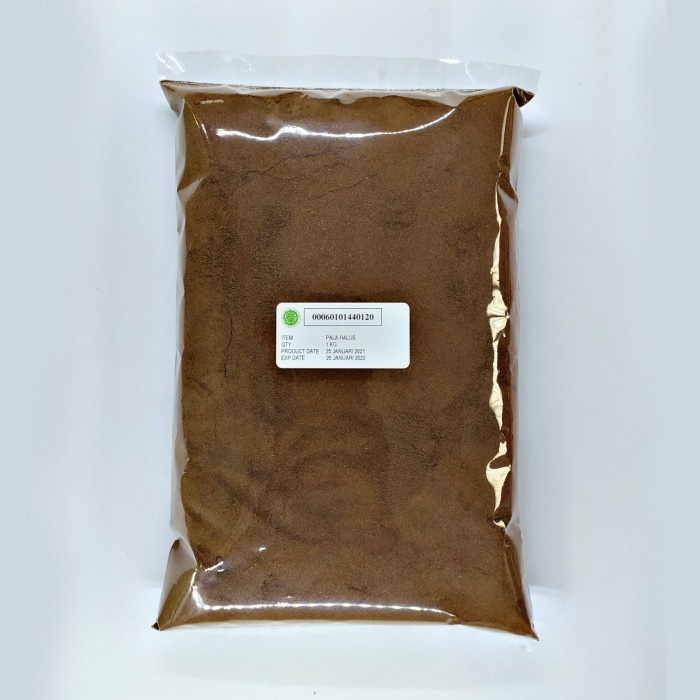 

PALA BUBUK / NUTMEG POWDER KEMASAN 1KG KUALITAS PREMIUM 100% ASLI