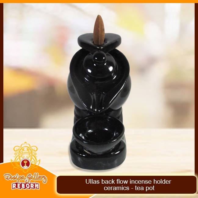 Tempat bakar dupa Back Flow Incense Holder Ceramics -Tea Pot