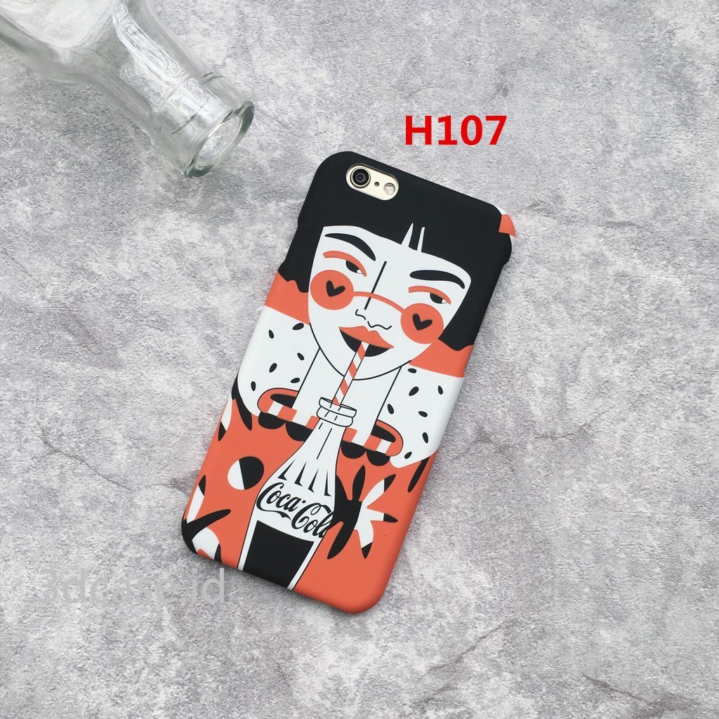 Case Compatible For IPhone 6 6S 7 8 Plus 7Plus 8 8Plus 6Plus Motif Kartun Lucu Efek Hard Case