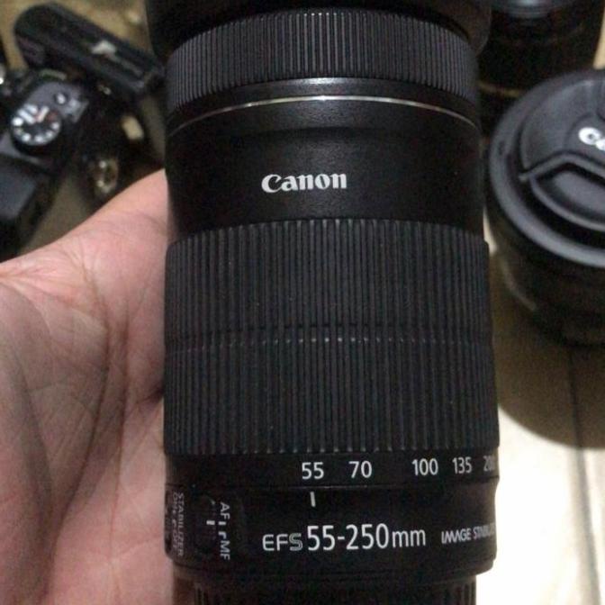 lensa 55-250mm stm tele canon tajam