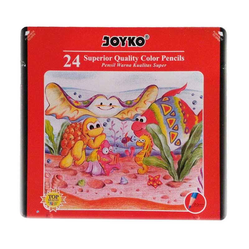 

Pensil Warna Kaleng Joyko [CP-24TC] / Pensil Warna Panjang Joyko / Pensil Warna Panjang 24 Warna