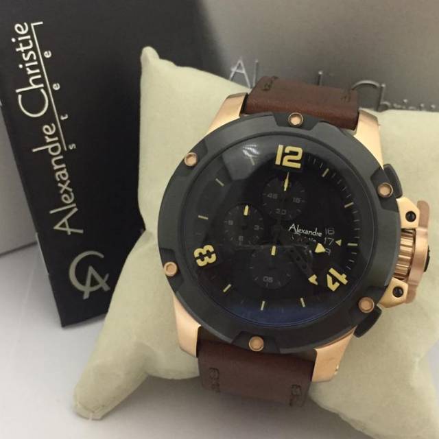 Alexandre Christie AC 6295 RoseGold MAN