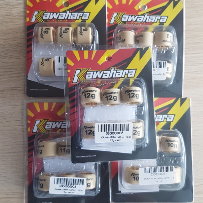 Roller Racing Kawahara Vario 110 Karbu Beat Fi New Esp 8 9 10 11 12Gr - 7Gram MURAH
