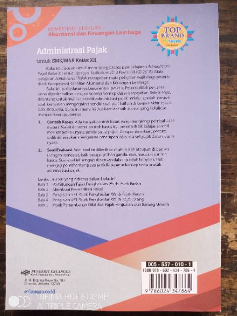 Administrasi Pajak Kelas 3 Smk Mak Xii Keahlian Akuntansi Dan Keuangan K13 Revisi Ki Kd Erlangga Shopee Indonesia