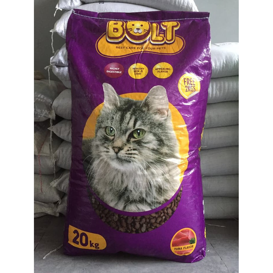 Kbd186 Makanan Kucing Bolt 20kg Shopee Indonesia