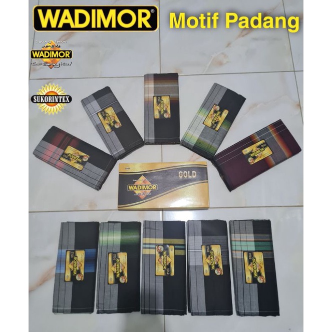 TERMURAH !!! SARUNG WADIMOR MOTIF PADANG BERAGAM WARNA