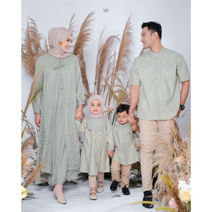 Wimi.id Raline Family Set - Sage | Family Set