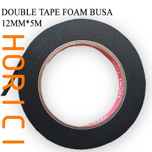 Double Tape Busah 888 tape 12mmx5m  24mmx5mfull /Isolasi Double Tape Foam