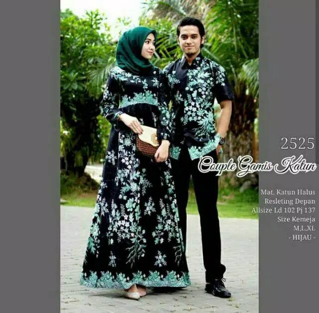 Maura Couple - Sania Ruffle Batik Couple Ori Ndoro Jowi DNT Garansi Termurah Shopee