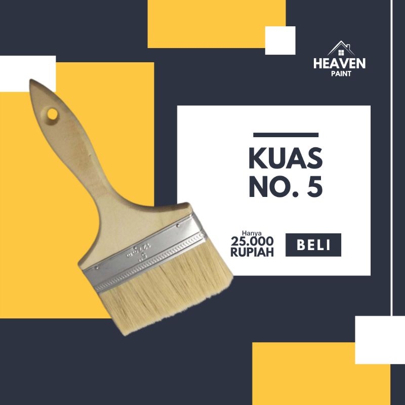 

KUAS CAT BERKUALITAS UKURAN 5