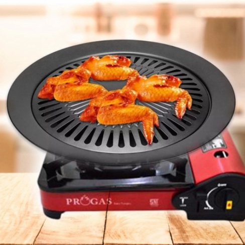 Jual Paket Barbeque  BBQ KOMPOR PROGAS PORTABLE  SMOKELESS SUBRON Berkualitas