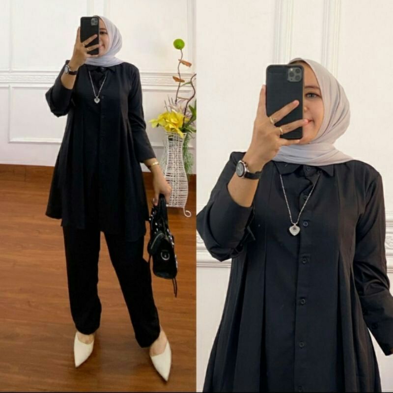 NEW ONE SET SALSABILA (SHAKILA IMPORT) - FASHION MUSLIM - SETCEL TERLARIS - ONESET POLOS