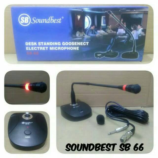 MIC MEJA KABEL SOUNDBEST SB 66 MICROPHONE CONFERENCE