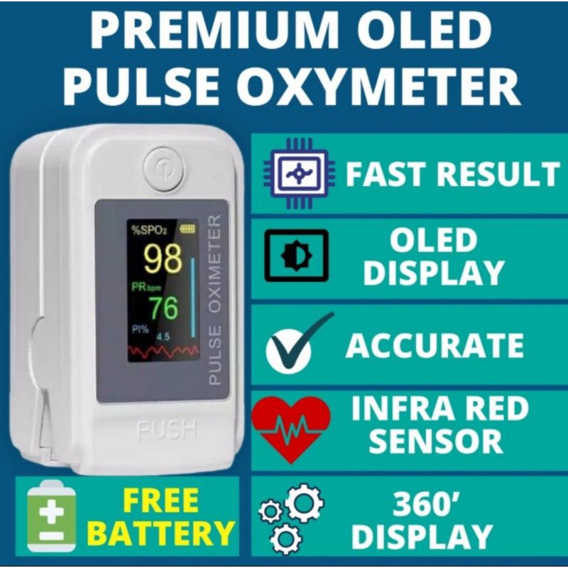 Oxymeter Pulse Fingertip LK89 LK88 LK87 - Oximeter Alat Pengukur Detak Jantung Kadar Oksigen