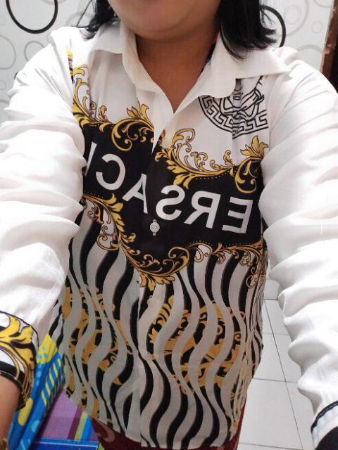 Kemeja Atasan Versace Import