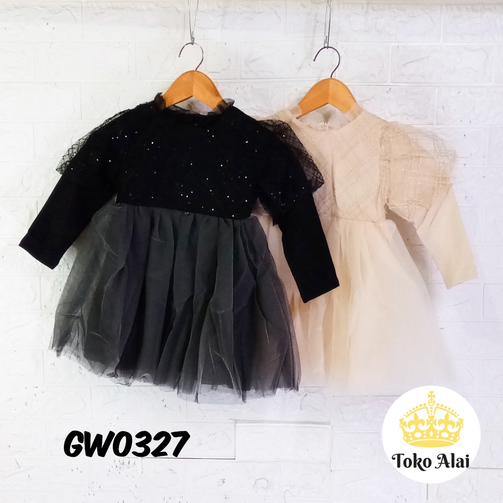 Dress Tutu Anak Kids Girls Princess Party Lace Bow Flower TXDE GW0327