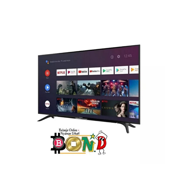Sharp Led Tv 50DK1X | 4T-C50DK1X | 50DK Ultra HD 4K Digital Smart Android Google Tv 50inch Garansi 5