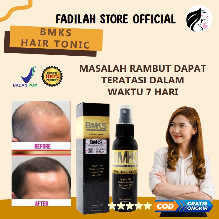 Bmks Hair Tonic 100ml Vitamin Fitamin Obat Serum Minyak Penumbuh Penyubur Untuk Rambut Pria Wanita B