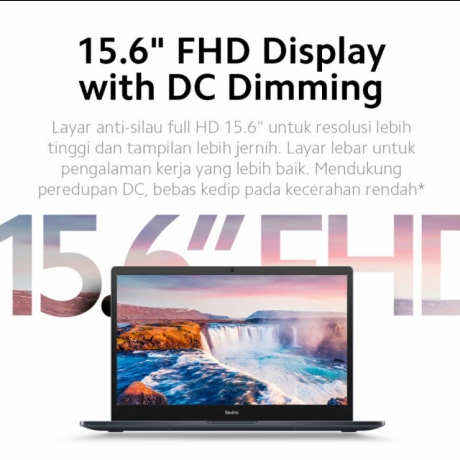 XIAOMI REDMIBOOK 15 INCH-I3 1115G4-8GB-SSD 512GB-WIN10-INTEL UHD-CHARCOAL GREY GARANSI RESMI