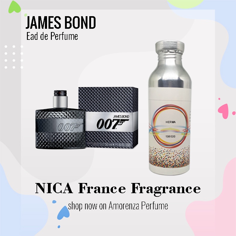 Bibit Parfum Murni JAMES B0ND - SEVEN UP Nica Fragrance 500ml Segel Pabrik