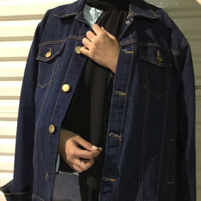 Preloved NEW tapi denim jaket ROUGHNECK