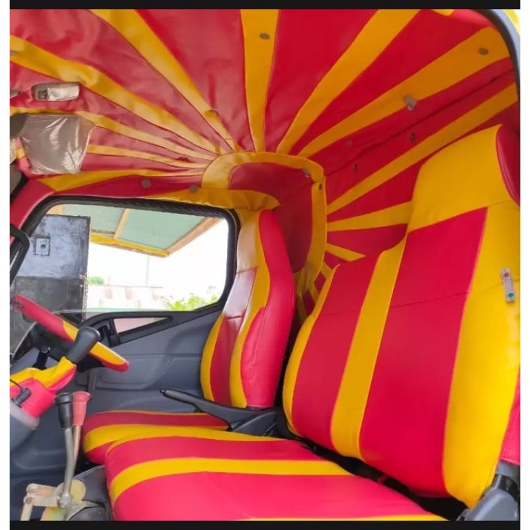 Sarung jok mobil+plafon+kabin vareasi.canter. raggasa. Dyna. Dutro