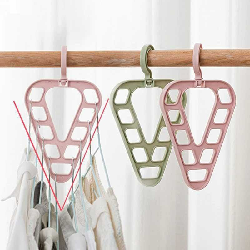 Hanger Holder Gantungan Pakaian 9 Lubang multifungsi