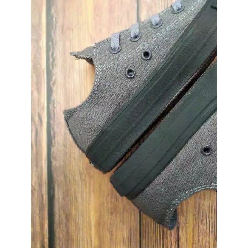 sepatu Converse abu black Chuck taylor Termurah