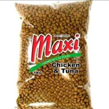 Makanan Kucing Promo Maxi Cat Food Chiken &amp; Tuna 5kg Repack - Maxi Cat Adult &amp; Kitten 5kg Repack