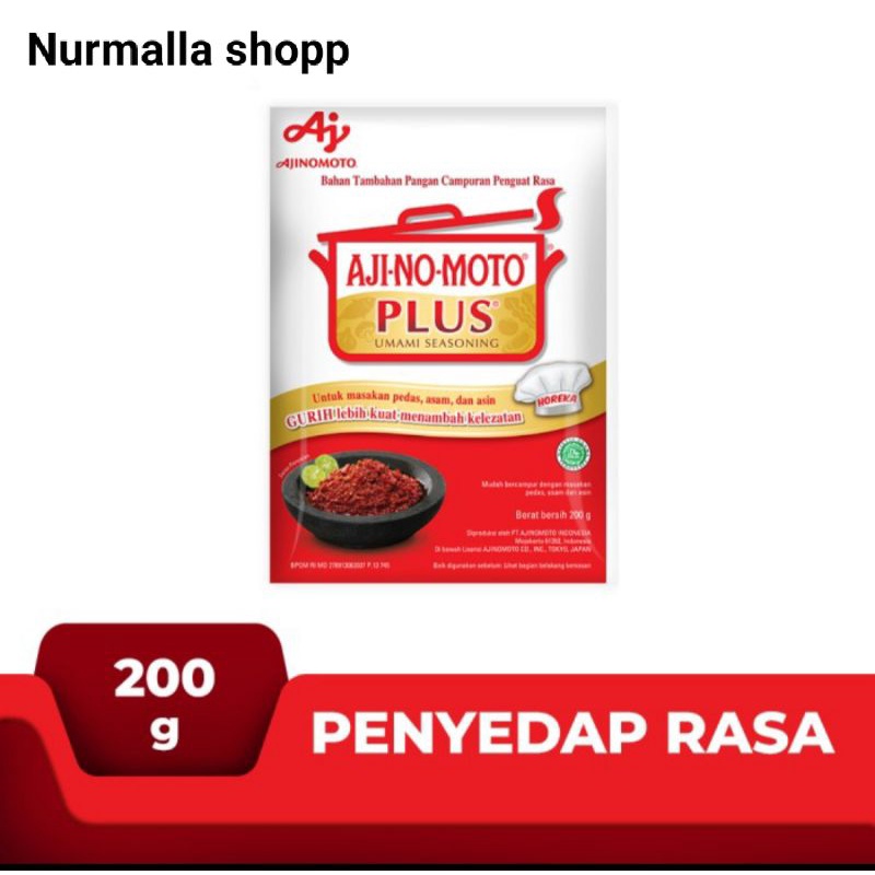 Ajinomoto PLUS  Penyedap Rasa MSG Plus - 200g