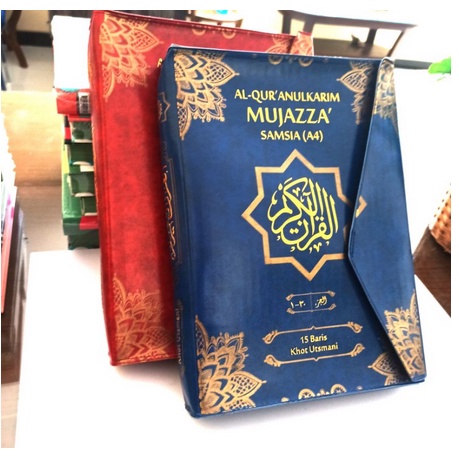 AL QURAN MUJAZZA PER JUZ A4 BESAR TERLARIS BOX DAN KALEP